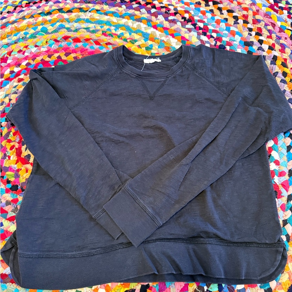 Classic Navy Crew Neck Sweater